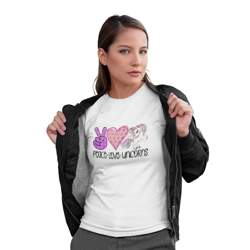 Peace Love Unicorns Tee